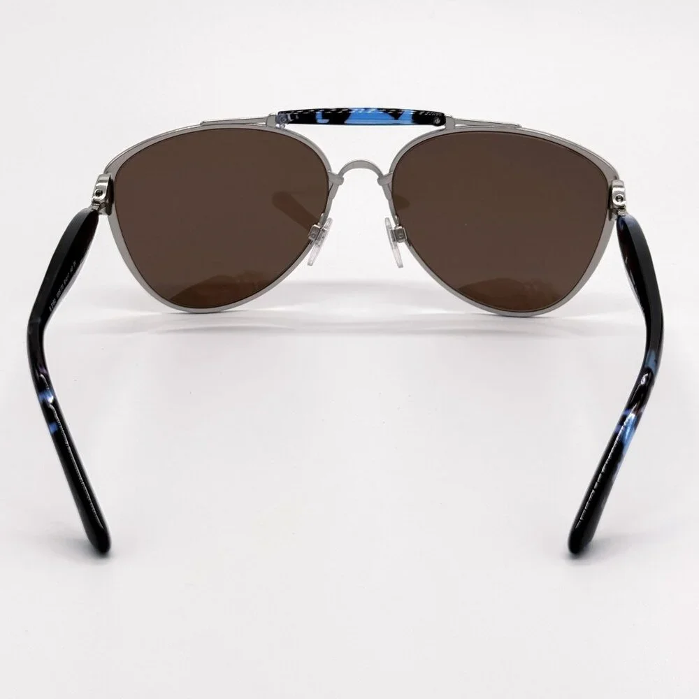 NEW BURBERRY SUNGLASSES BE3160 100573 SILVER BLACK UNISEX BE3160 1005/73